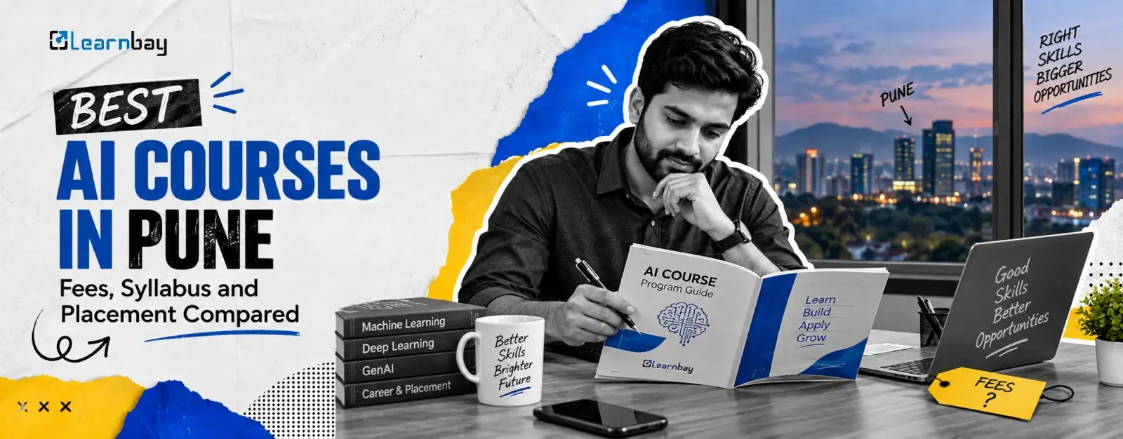 Best AI courses in Pune 2026 compared on syllabus, fees and placement.